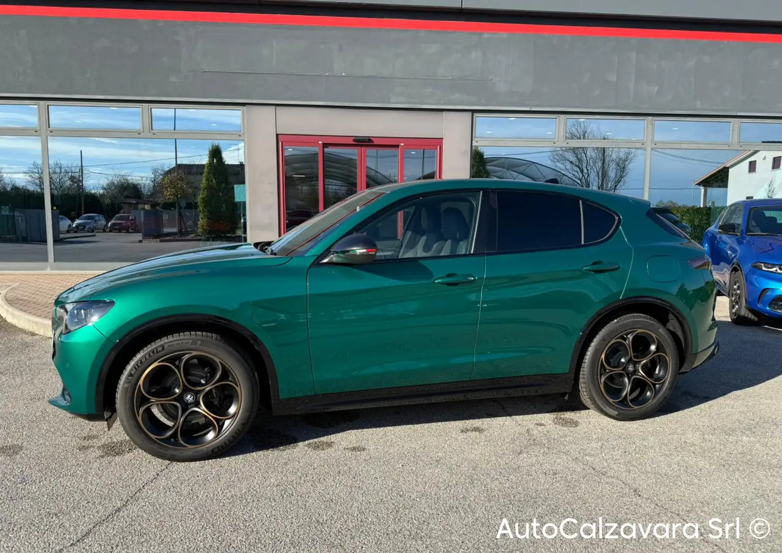 Alfa Romeo Stelvio 2.2 Turbodiesel 210 CV AT8 Q4 Intensa / R7E02459 Verde - 2