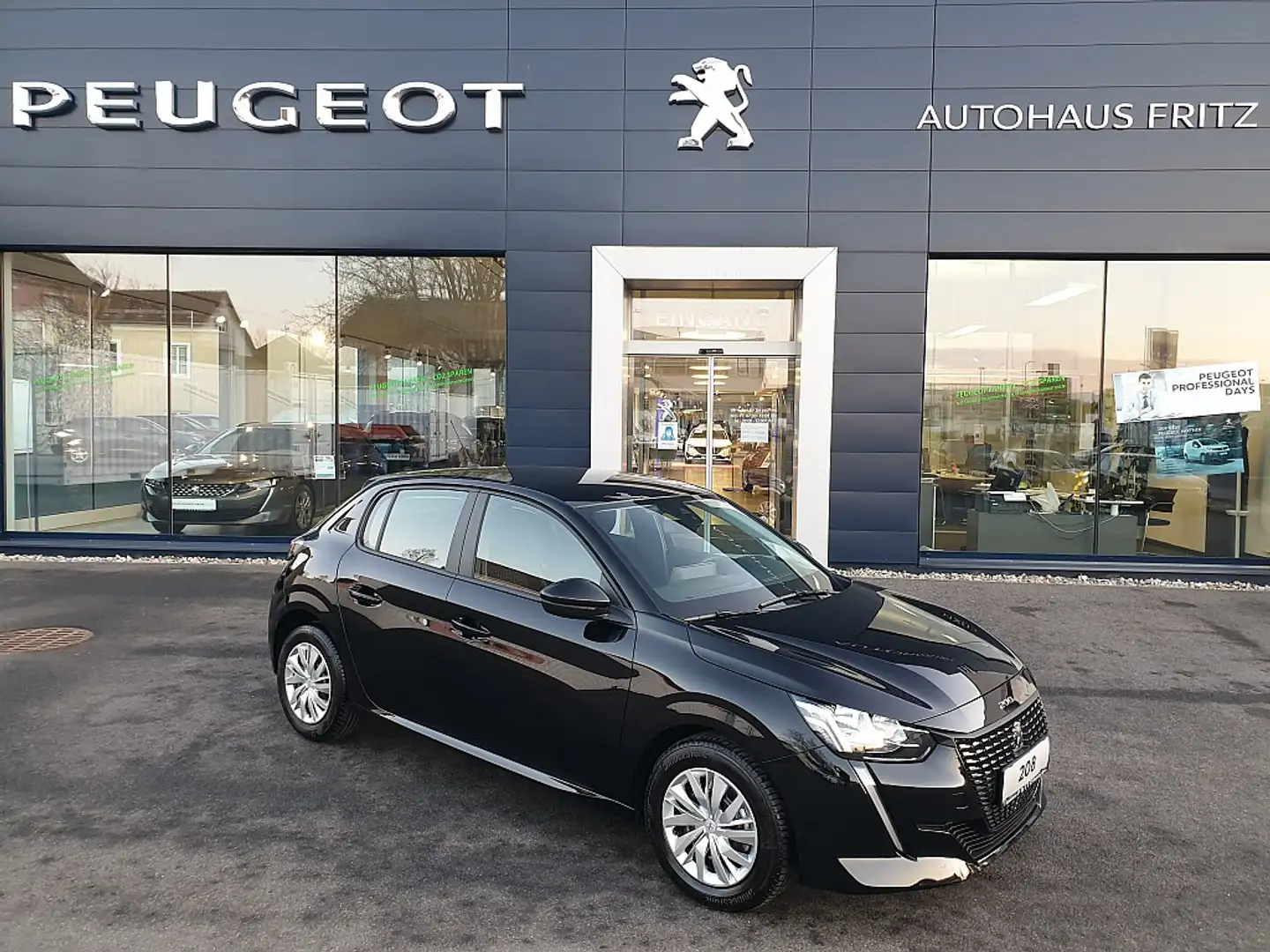 Peugeot 208 Active Pack PureTech 100 S&S "inkl. Aluwinterrä... Schwarz - 2
