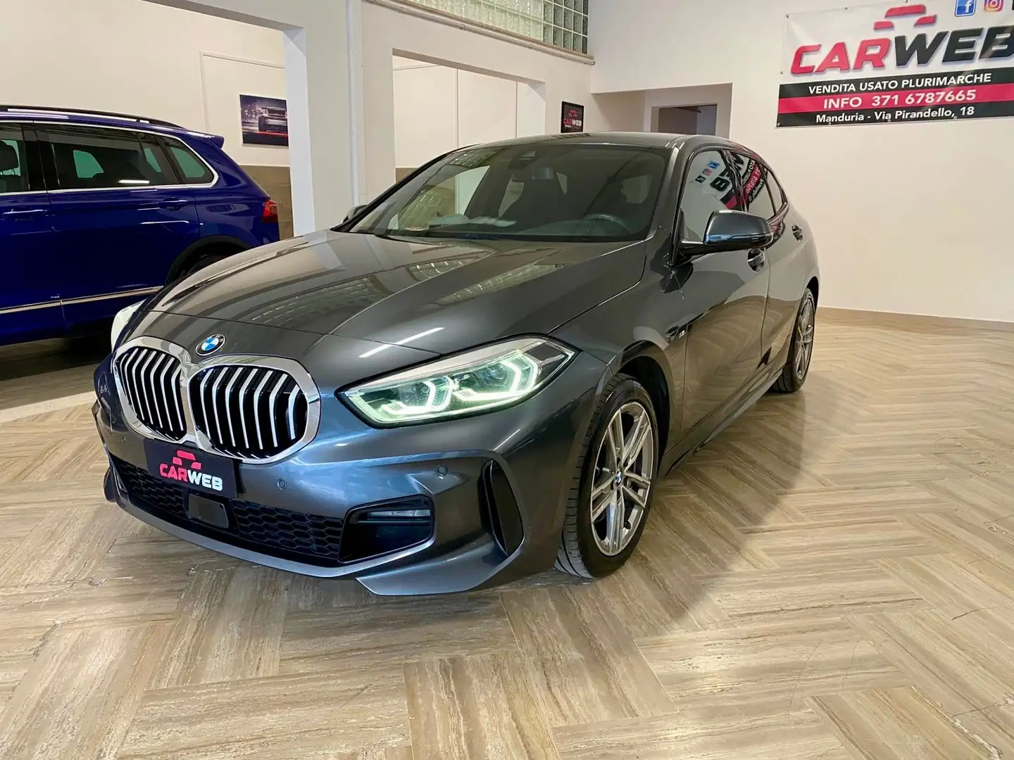 BMW 118 Serie 1 F40 118d Msport auto Gris - 1
