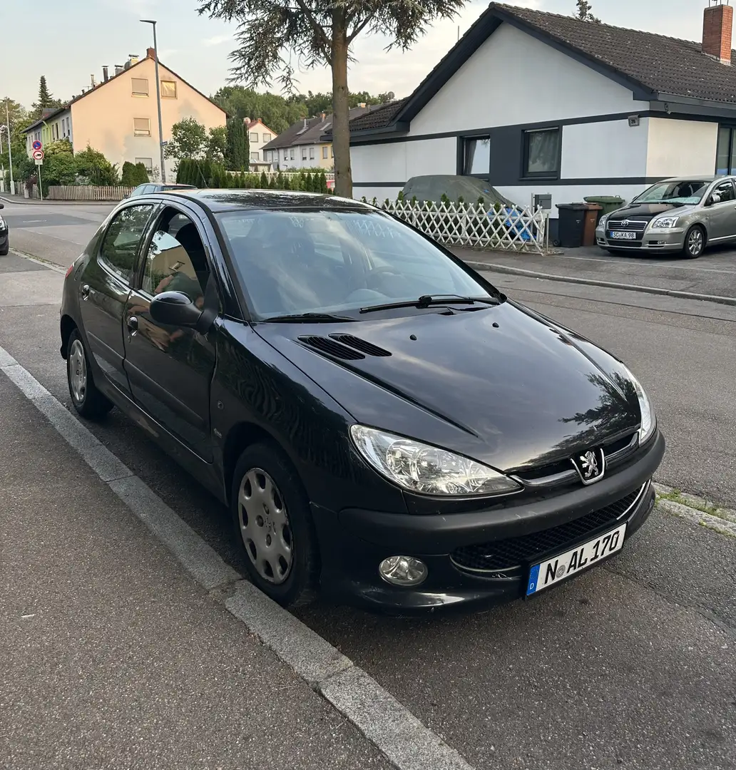 Peugeot 206 Schwarz - 1