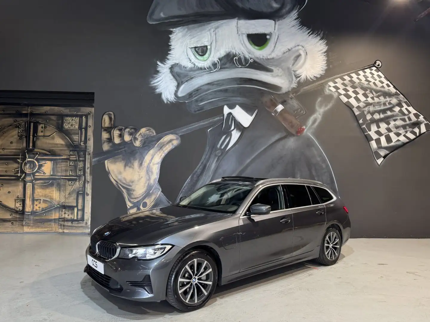 BMW 330 Touring 330e XDRIVE 292ch Business Design TOIT OUV Gris - 1