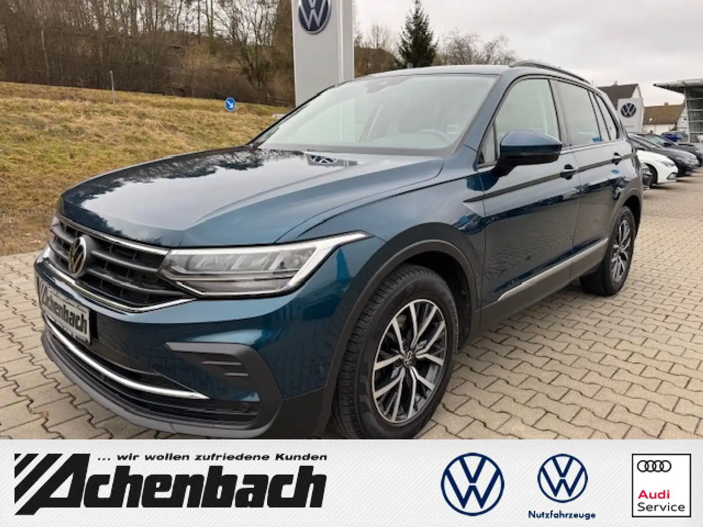 Volkswagen Tiguan Life 1.5 TSI LED, Standh Business Premium Blau - 1