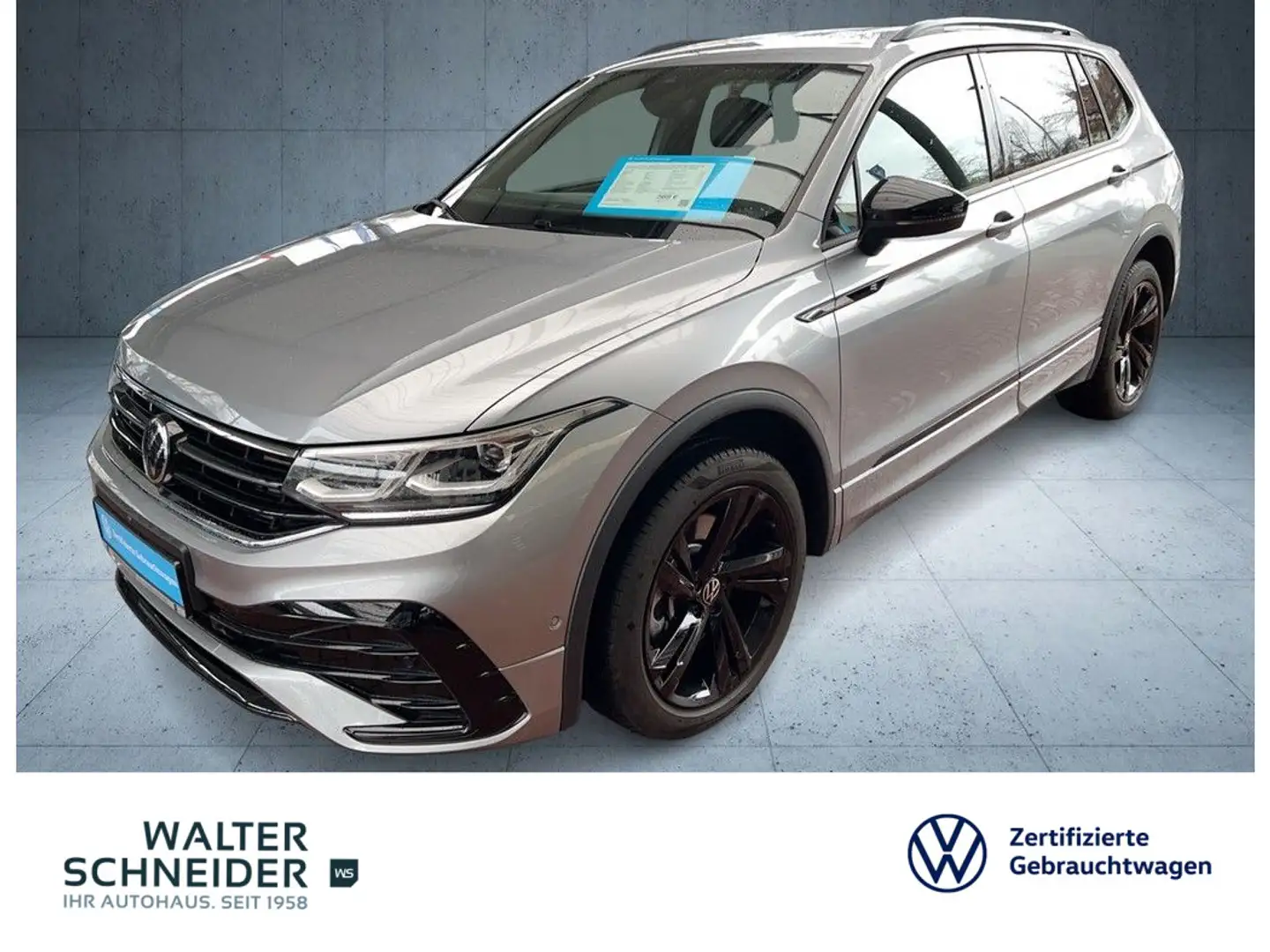 Volkswagen Tiguan Allspace 2.0 TDI DSG 4Motion R-line Navi Silber - 1