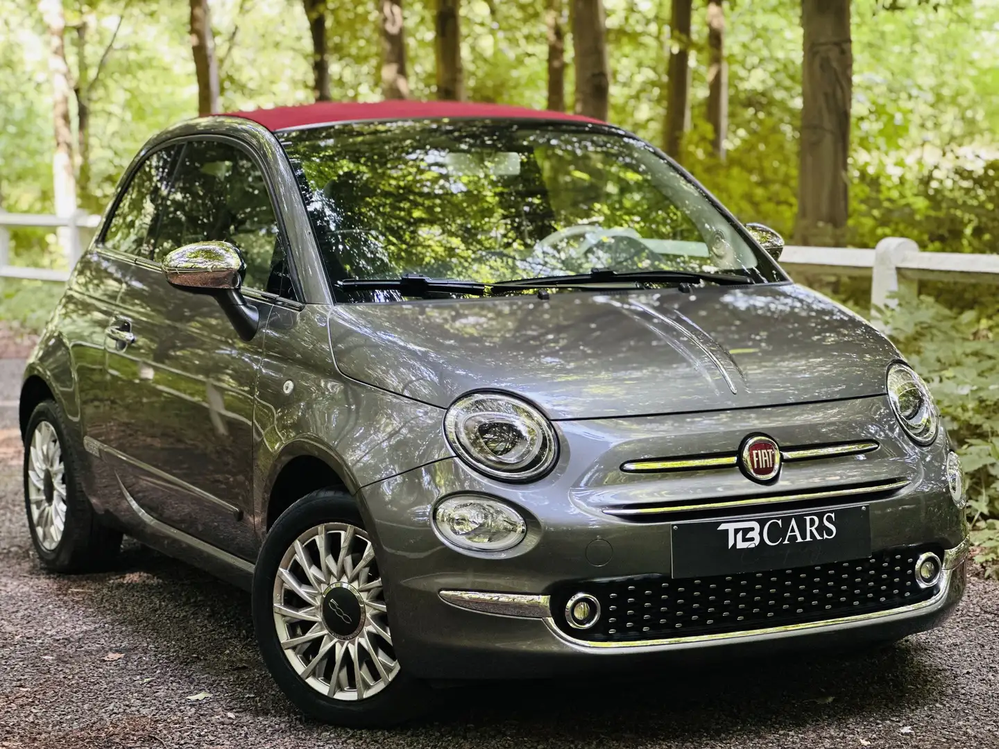 Fiat 500C 1.2i *** 48.000 KM *** Gris - 2