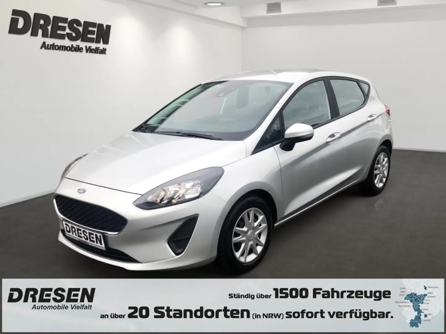 Ford Fiesta Cool & Connect 1.0l EcoBoost Navi LED Apple CarPla Argent - 1