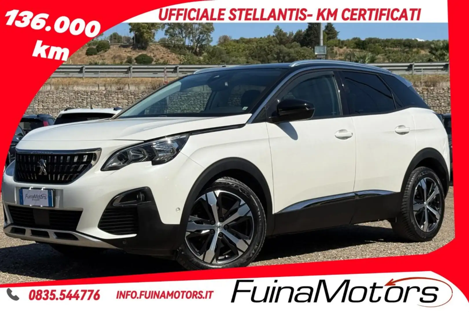 Peugeot 3008 BlueHDi 130 S&S Allure Pack Weiß - 1