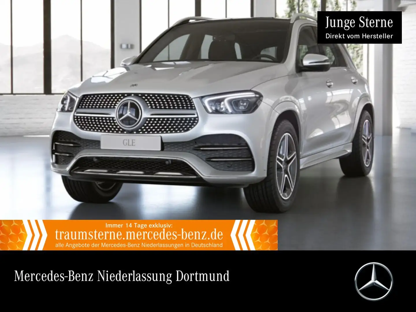 Mercedes-Benz GLE 450 4M AMG+PANO+360+AHK+LED+STHZG+SPUR+TOTW+9G Weiß - 1