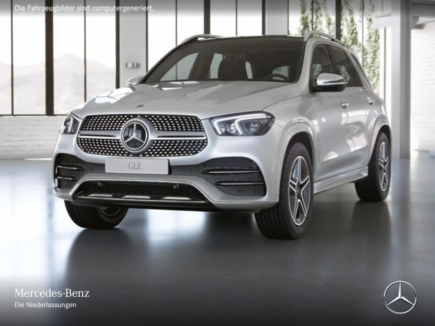 Mercedes-Benz GLE 450 4M AMG+PANO+360+AHK+LED+STHZG+SPUR+TOTW+9G Weiß - 2