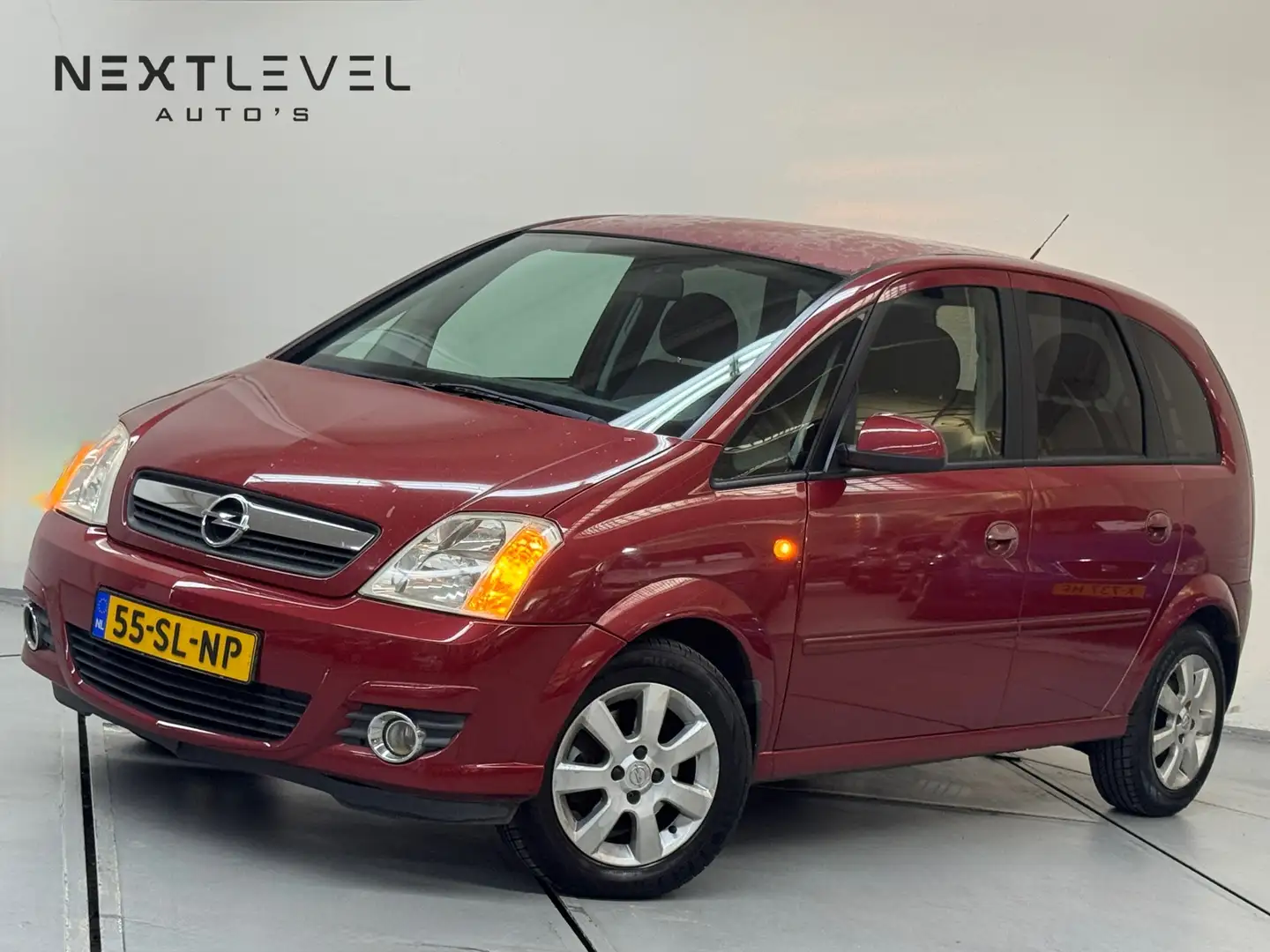 Opel Meriva 1.6-16V Enjoy Airco Lage KM 4Nieuwe Banden Rouge - 1