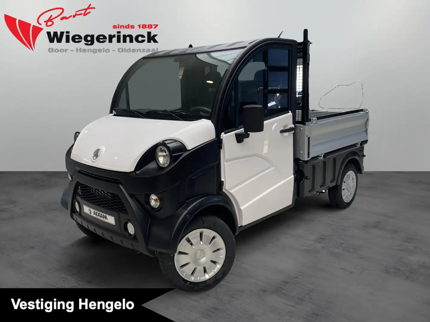 Aixam e-Truck LAADBAK [ €19941 EX BTW I VERWARMING I RESERVEWIEL Weiß - 1