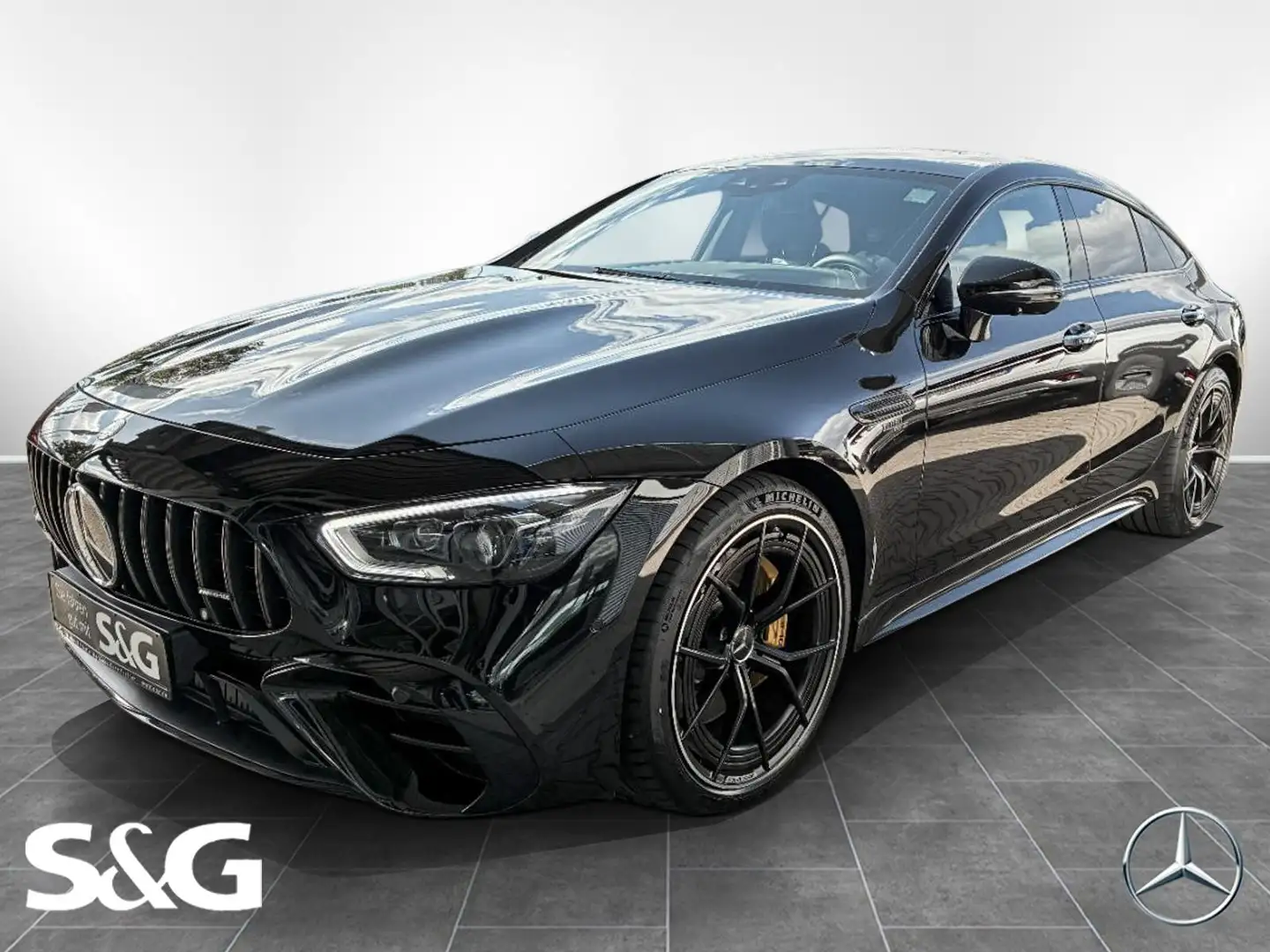 Mercedes-Benz AMG GT 4M+ Massagesitze+AHK+Burmester+HeadUp Schwarz - 1