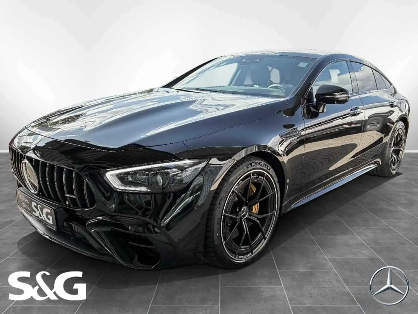 Mercedes-Benz AMG GT 4M+ Massagesitze+AHK+Burmester+HeadUp Negru - 1