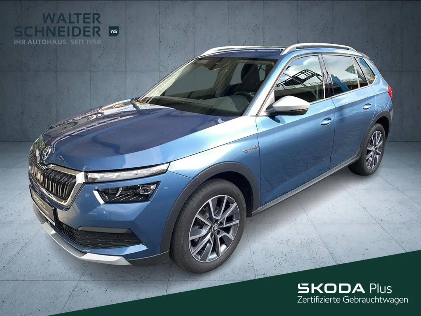Skoda Kamiq Kamiq 1.0 TSI Scoutline AHK LED SHZ Blau - 1