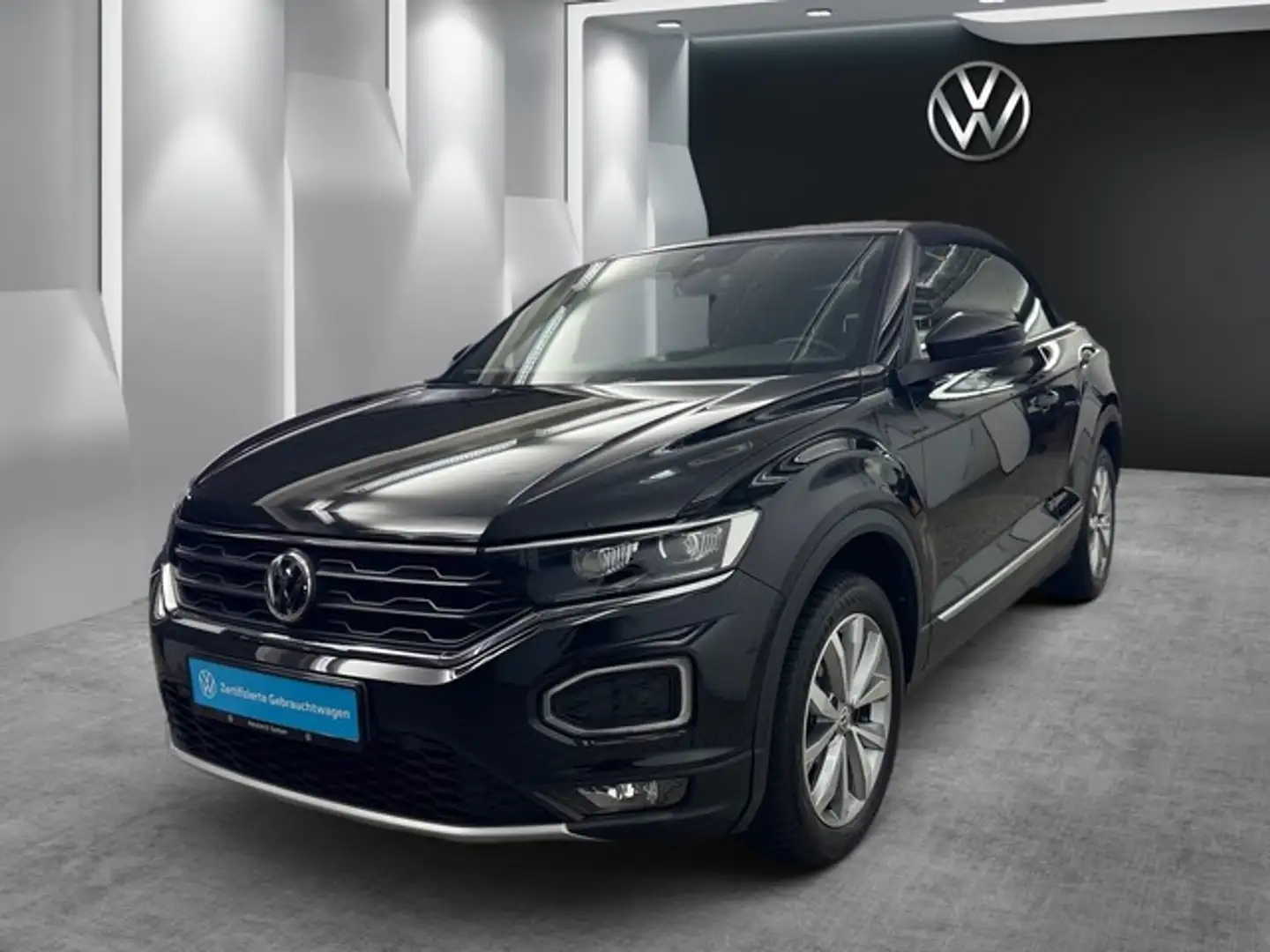 Volkswagen T-Roc Cabriolet 1.5TSI Style AHK LED ACC PDC Schwarz - 1