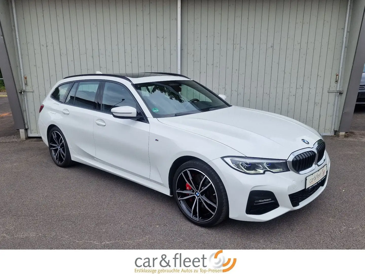 BMW 330 e xDrive Touring M Sport Navi Laser Leder Pan Blanc - 2