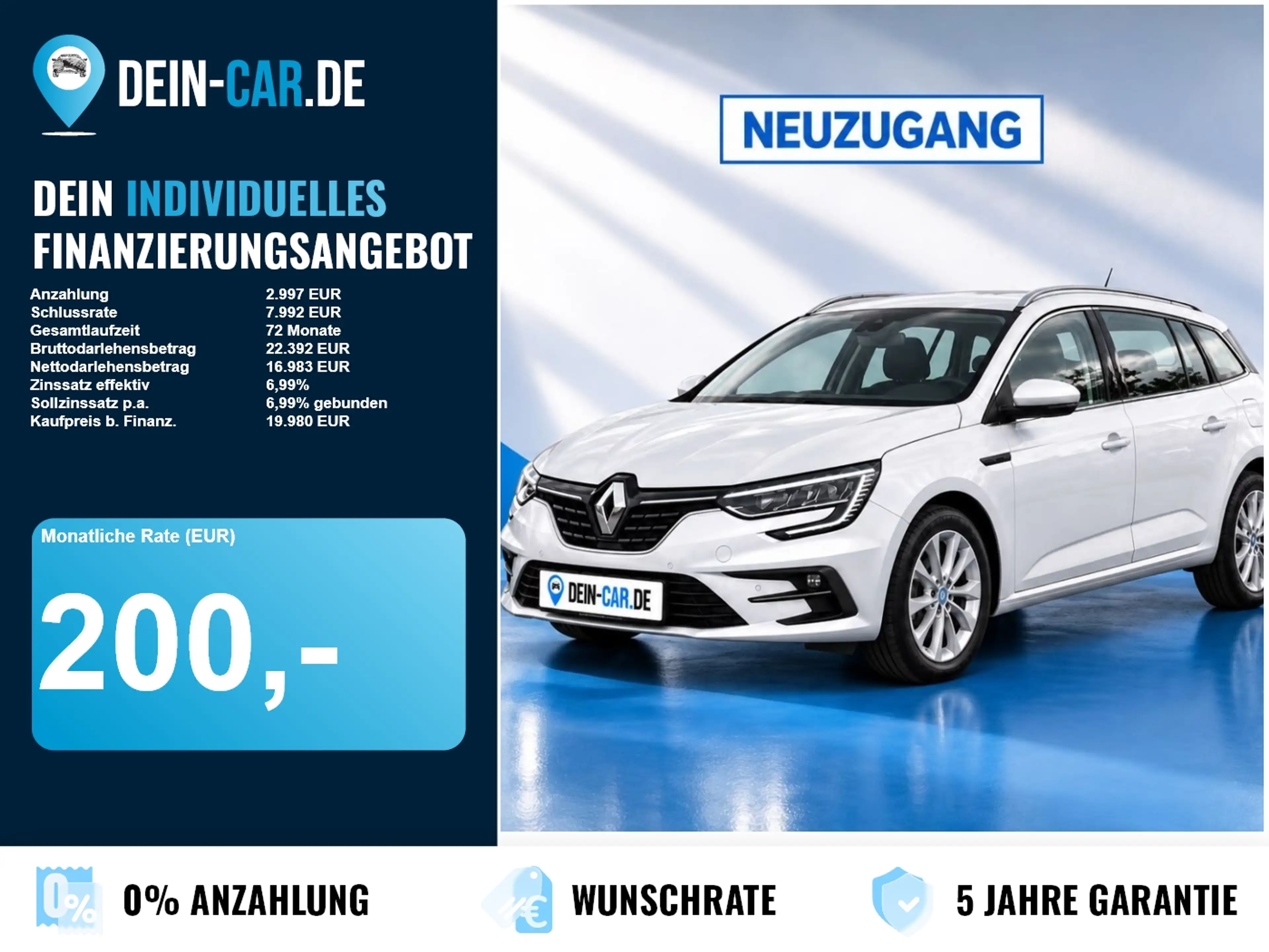 Renault Megane LED PDC SHZ Winterp. Facelift LM 2xKlima