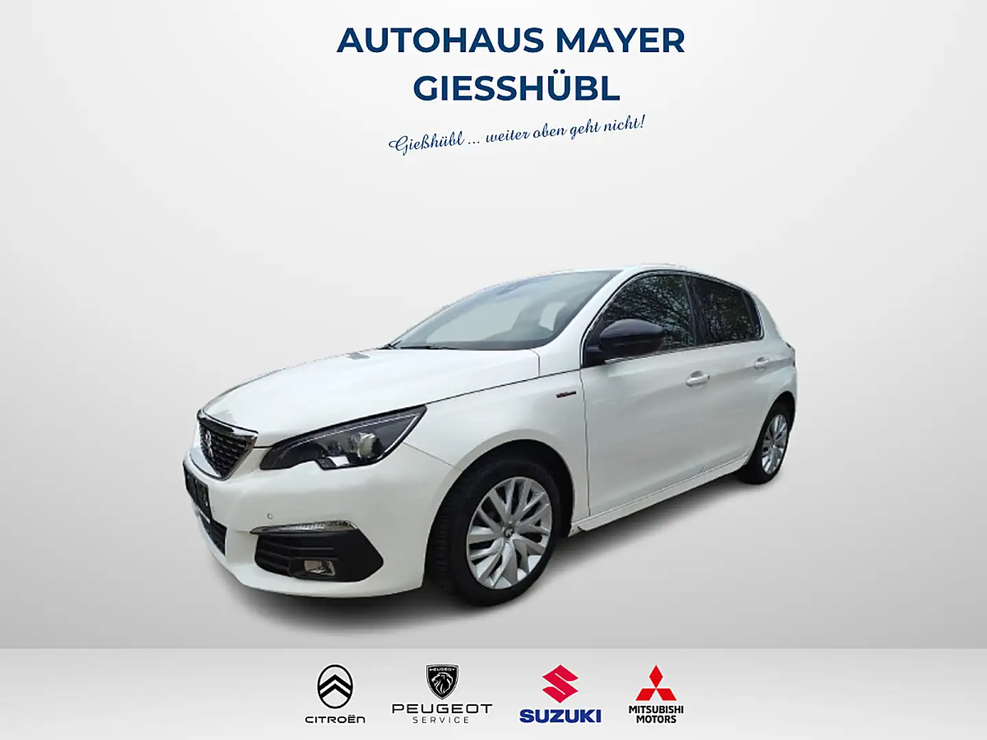 Peugeot 308 1,5 BlueHDI 130 GT Line S&S EAT8 Aut. Weiß - 1