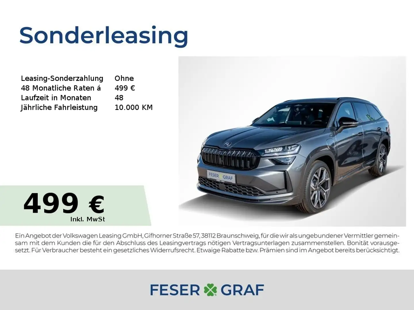 Skoda Kodiaq Sportline 1.5 TSI IV DSG MATRIX/RFK/PDC Grau - 1