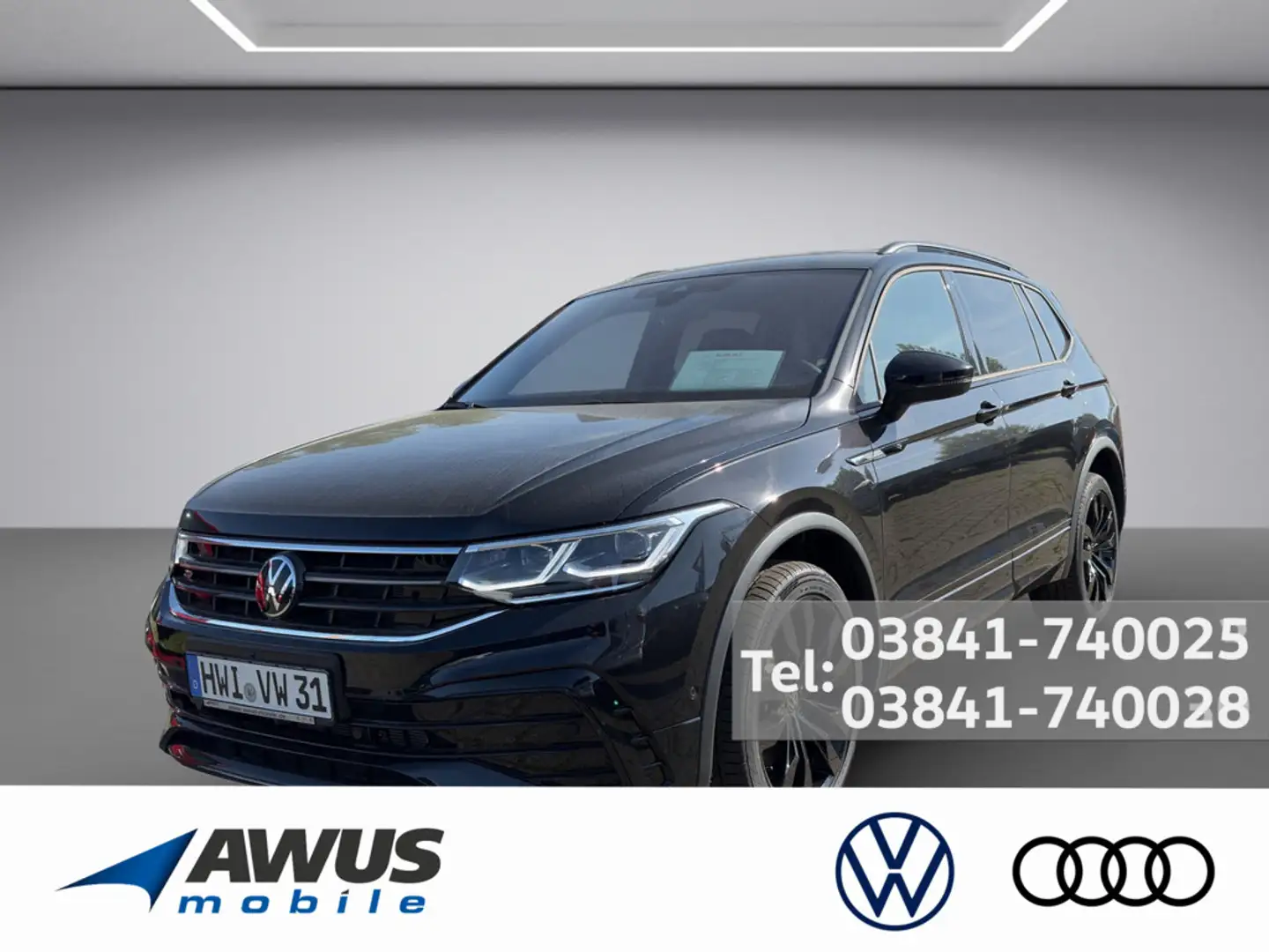 Volkswagen Tiguan Allspace 2.0TSI DSG 4Motion R-Line AHK Schwarz - 1