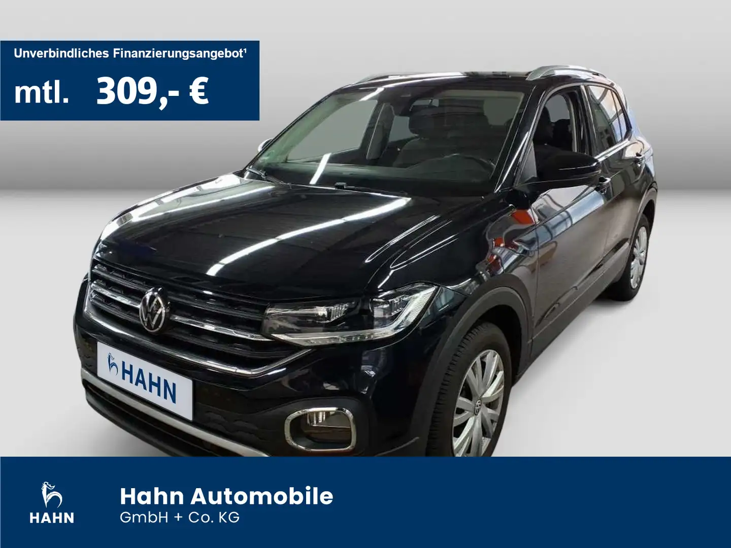 Volkswagen T-Cross 1.0TSI DSG Style AHK Navi ACC Climatr Schwarz - 1