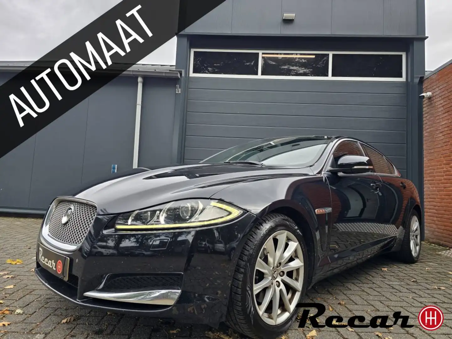 Jaguar XF 2.2D/Automaat/Navi/Leer/Climat/BomVol. Zwart - 1