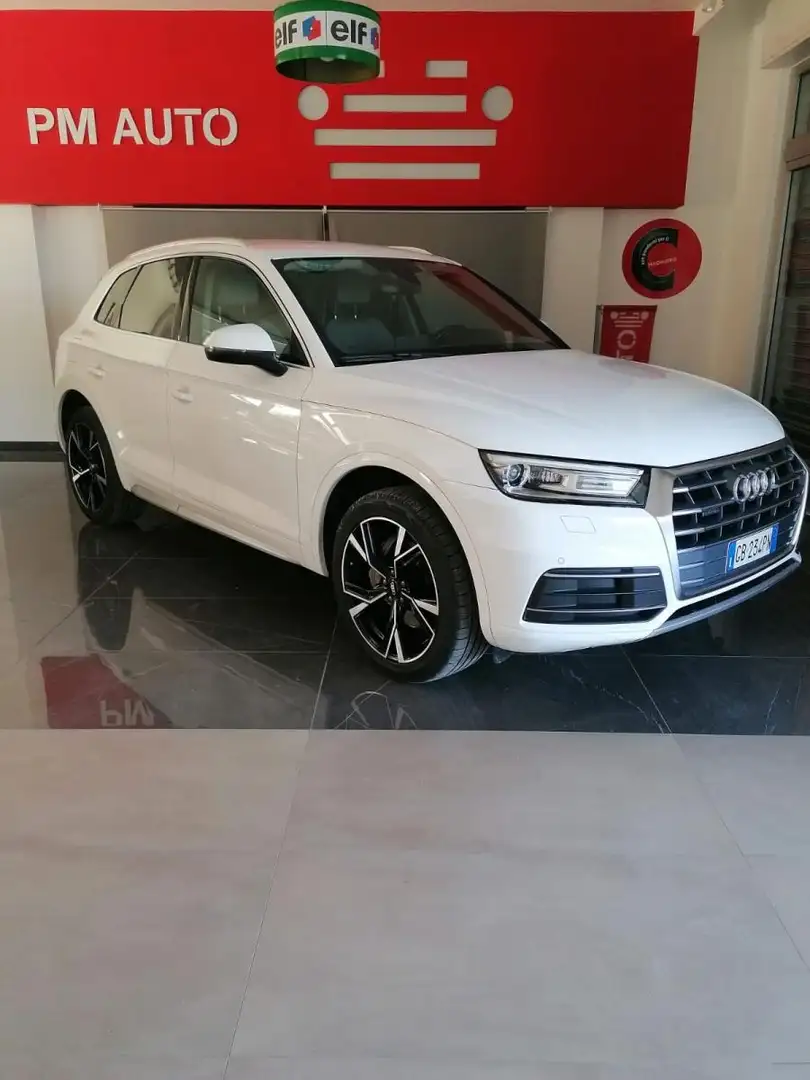Audi Q5 2.0 TDI 190 CV cl.d. qu. S tr. Bus. Blanc - 2