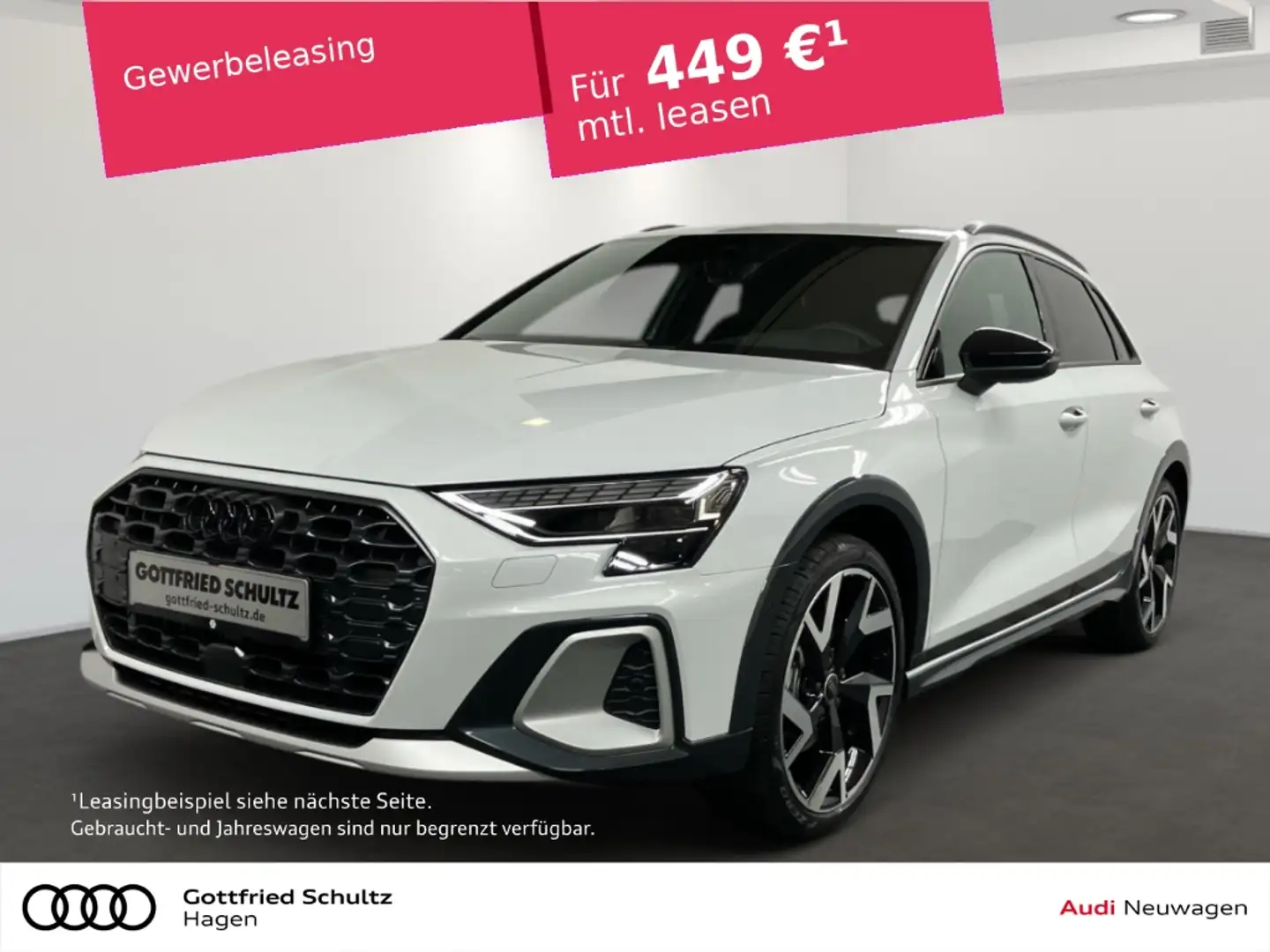 Audi A3 Allstreet 35 TDI S-LINE LEDER ACC Kamera -37% Weiß - 1