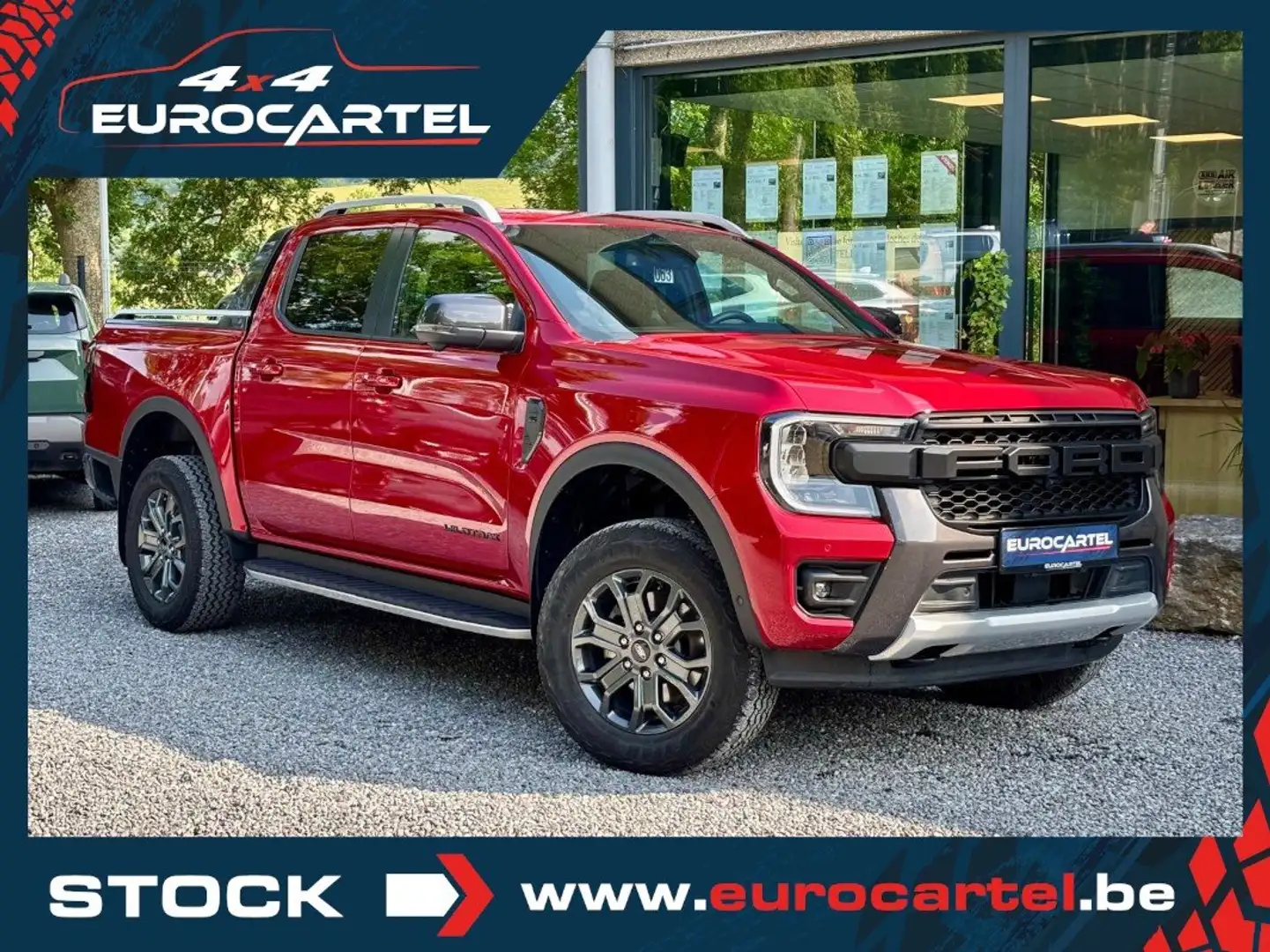 Ford Ranger 3.0 V6 241CV | WILDTRAK | VOLET | 44.132 € HTVA Rouge - 1