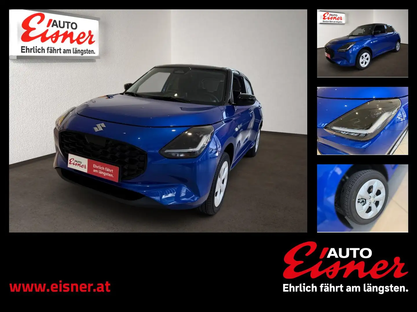 Suzuki Swift 1,2 GL+ Hybrid 4WD Shine LEDTag+Sitzheizung Blau - 1