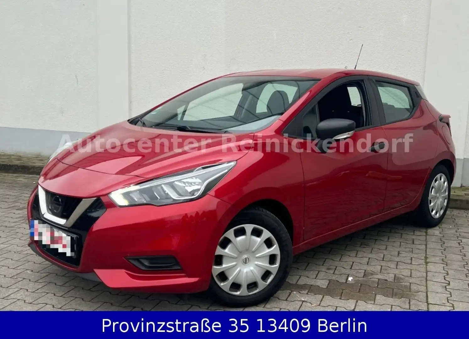 Nissan Micra 1.0 Visia Plus *KLIMA+TEMP+EURO6* 105.000KM 2019 Rouge - 1