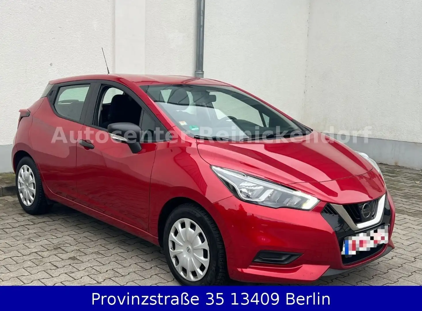 Nissan Micra 1.0 Visia Plus *KLIMA+TEMP+EURO6* 105.000KM 2019 Rouge - 2