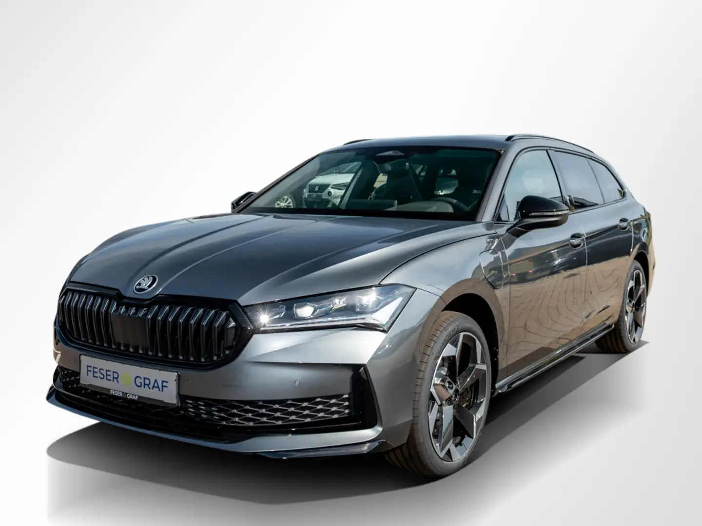 Skoda Superb 1.5 TSI iV Sportline SWA/AHK/MATRIX/RFK Grau - 1