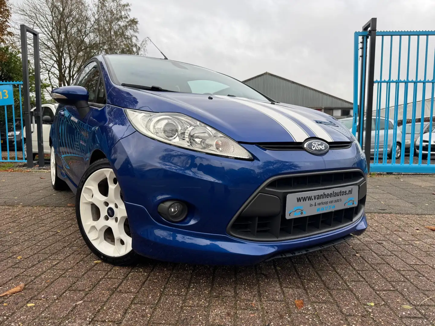 Ford Fiesta 1.6 Sport Clima Elek Pakket Cruise Lmv Leder Blauw - 2
