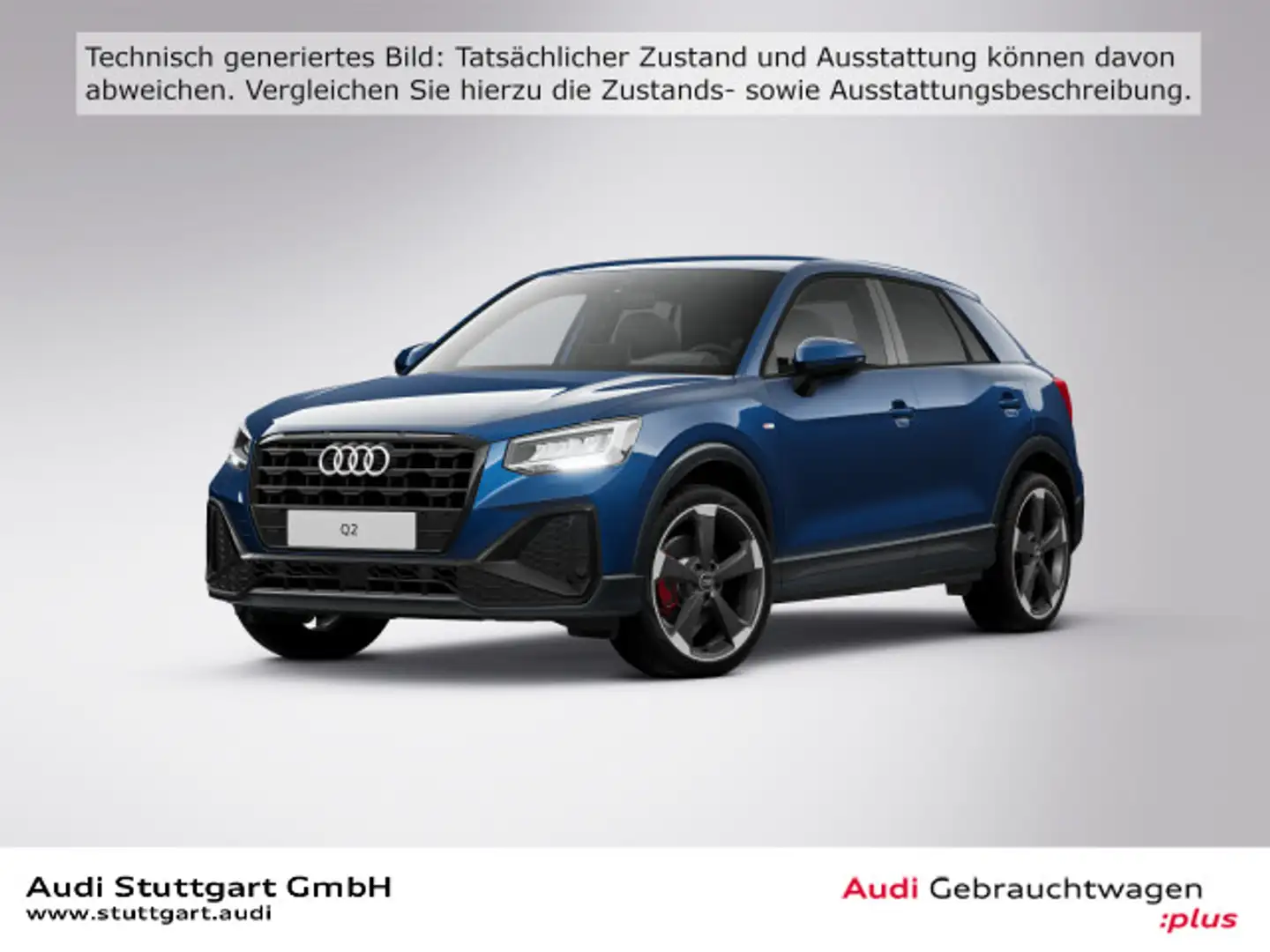 Audi Q2 35 TFSI S-line S tronic Blau - 1
