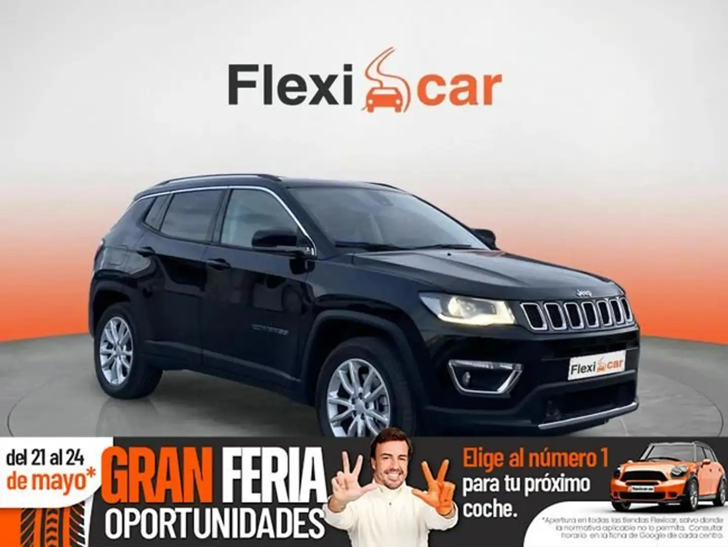 Jeep Compass 1.3 PHEV 140kW (190CV) Limited AT AWD Negro - 1