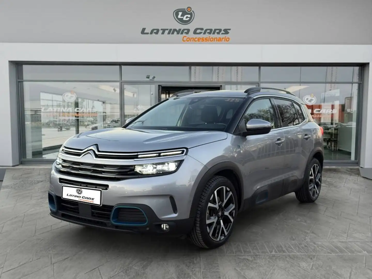 Citroen C5 Aircross 1.6 hybrid Shine 225 e-eat8 Con NAVIGATORE Grigio - 1