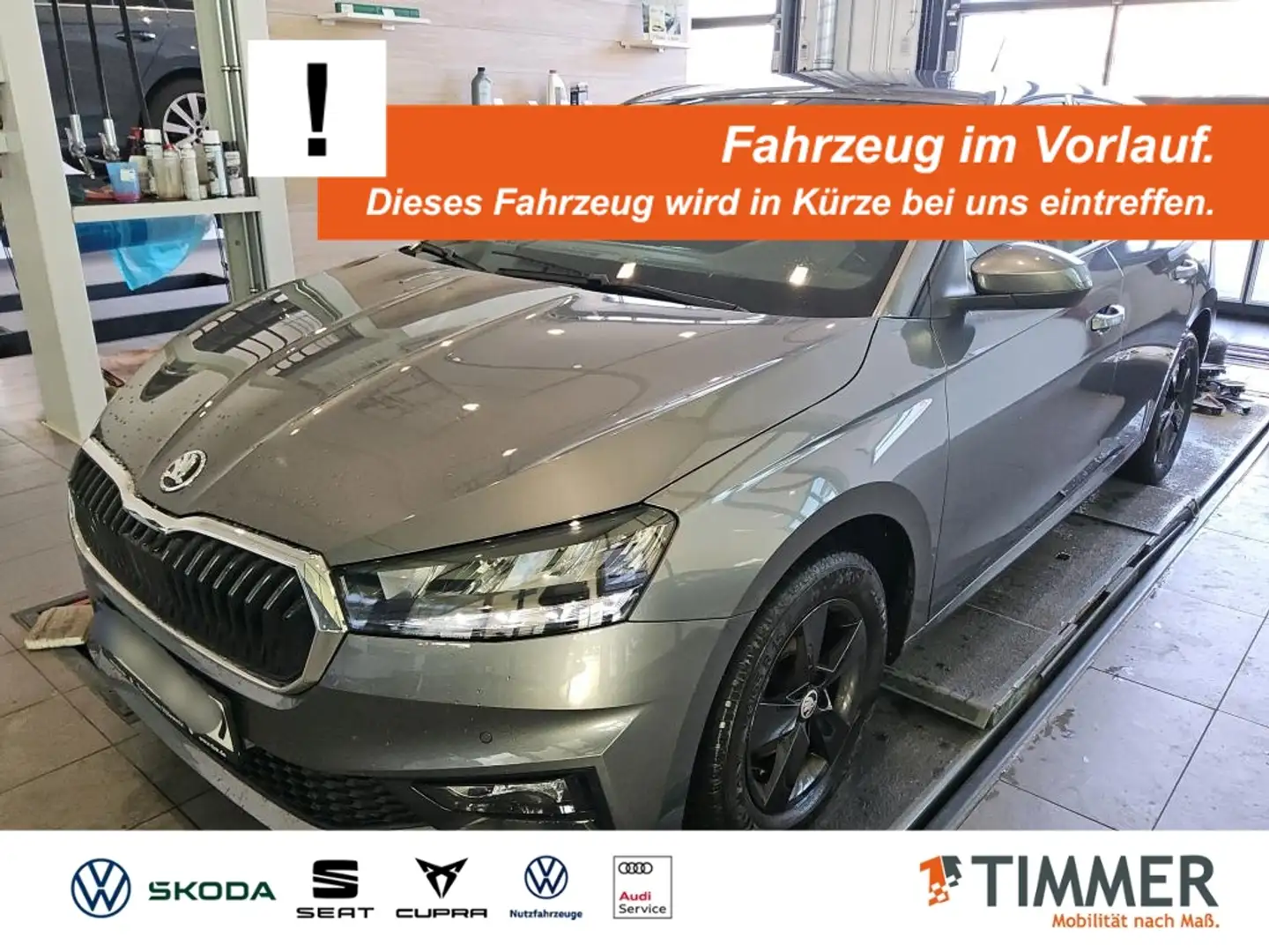 Skoda Fabia 1.0 TSI AMBITION +LED +NAVI +LM +SHZ +TEMPO +CLIM Grau - 1