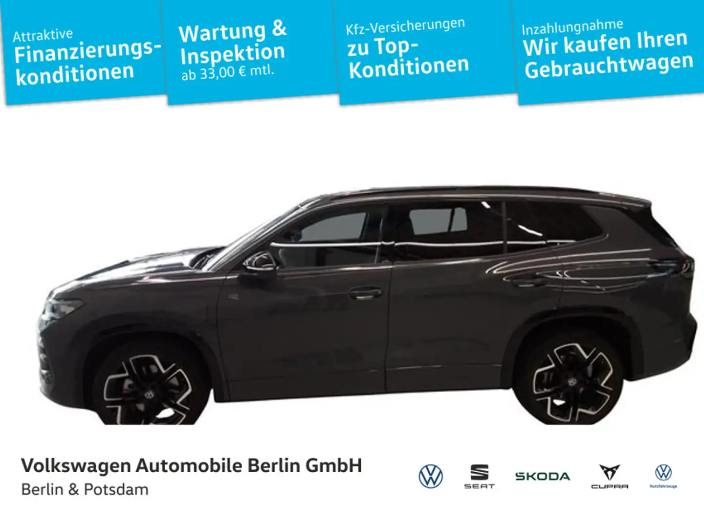 Volkswagen Tayron 1.5 TSI eHybrid DSG R-Line Leder P-Dach Grau - 1