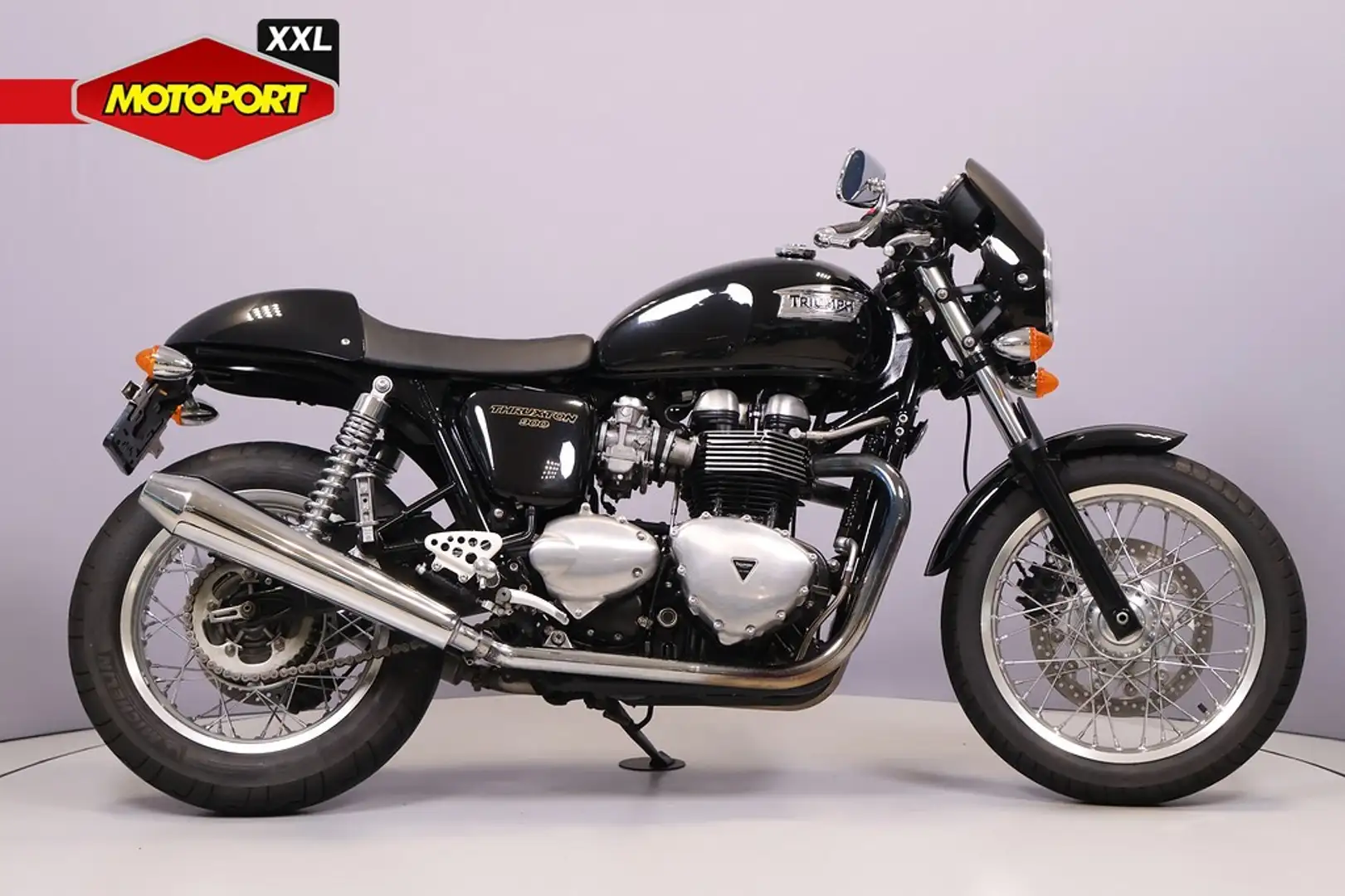 Triumph Thruxton 900 Zwart - 1