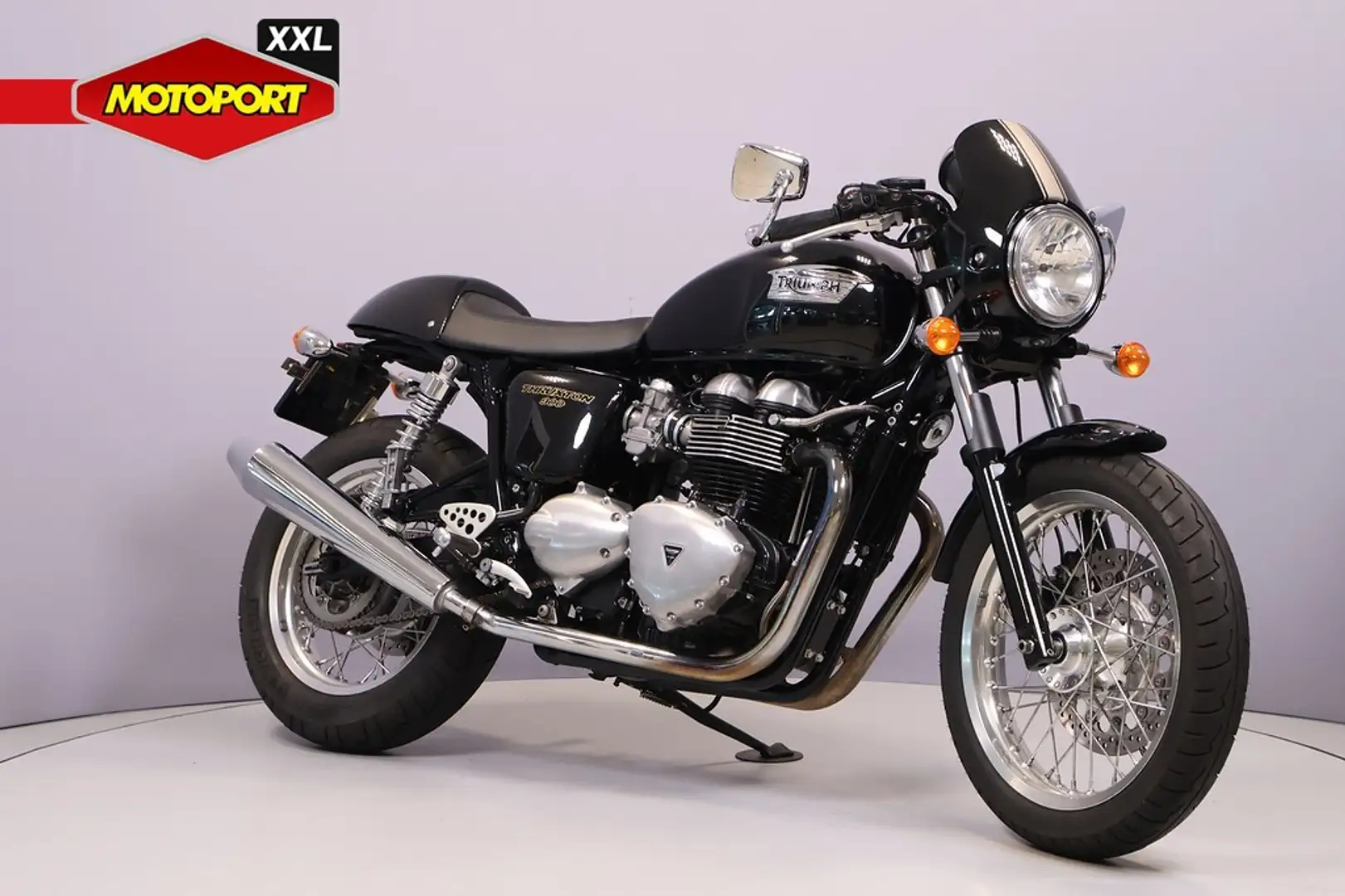 Triumph Thruxton 900 Zwart - 2