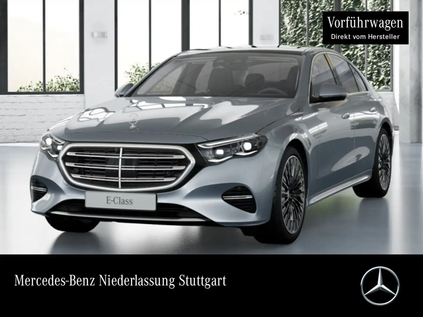 Mercedes-Benz E 220 d Fahrass 360° Airmat Stdhzg Pano Burmester Argento - 1