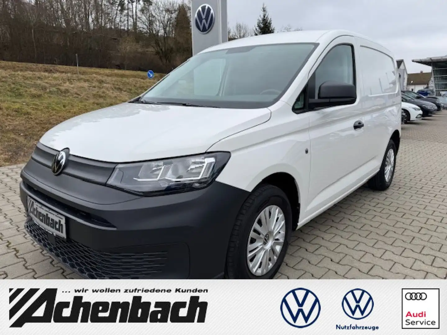Volkswagen Caddy Cargo 2.0 TDI AHK Vorbereitung, Sitzheizung Weiß - 1
