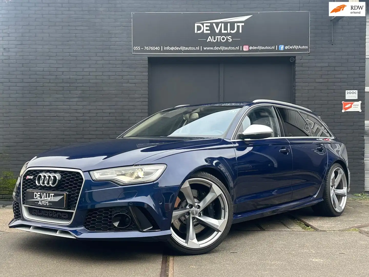 Audi RS6 A6 Avant 4.0 TFSI quattro | Navi | Leer | Climate Blau - 1