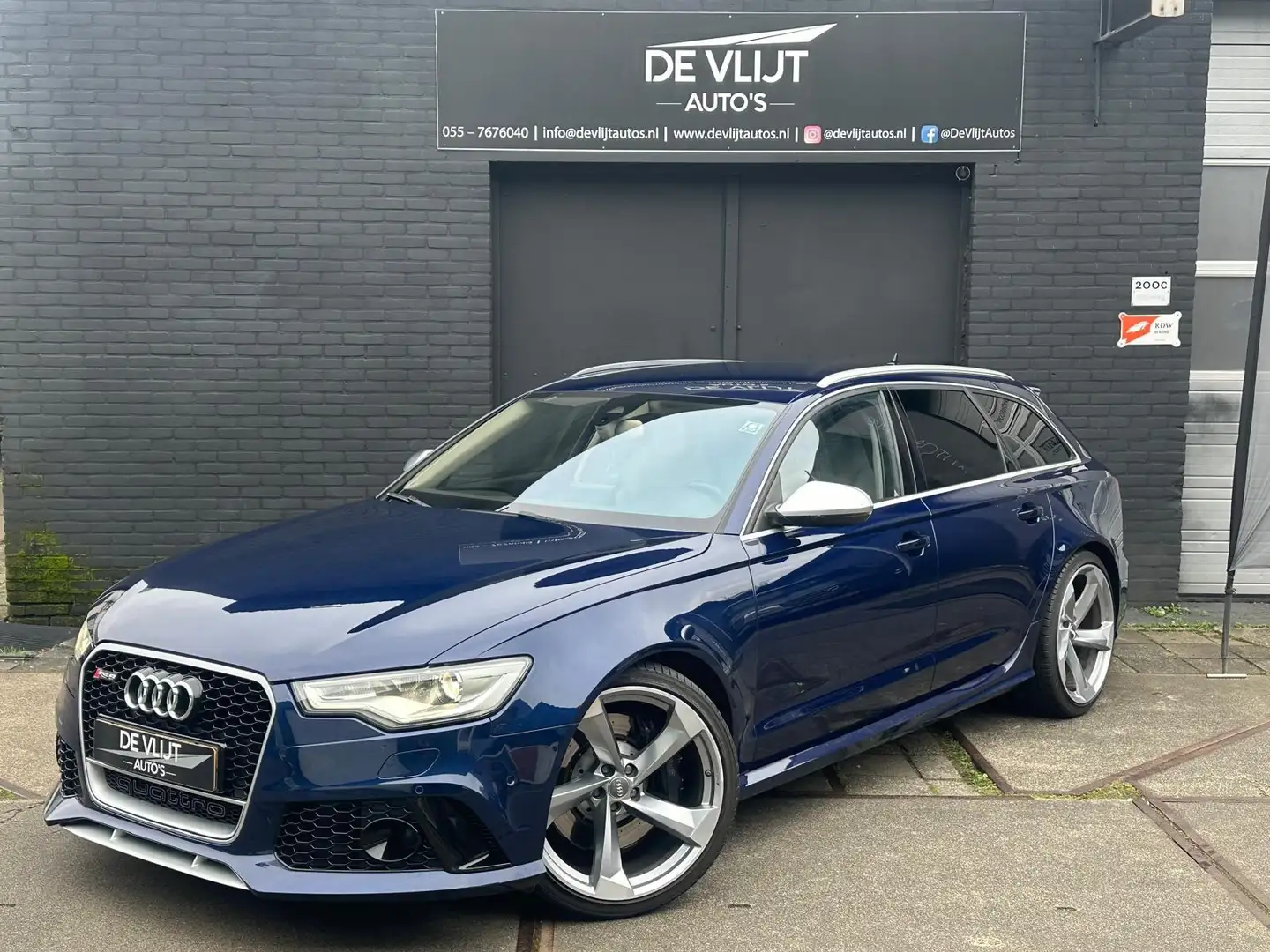 Audi RS6 A6 Avant 4.0 TFSI quattro | Navi | Leer | Climate Blau - 2