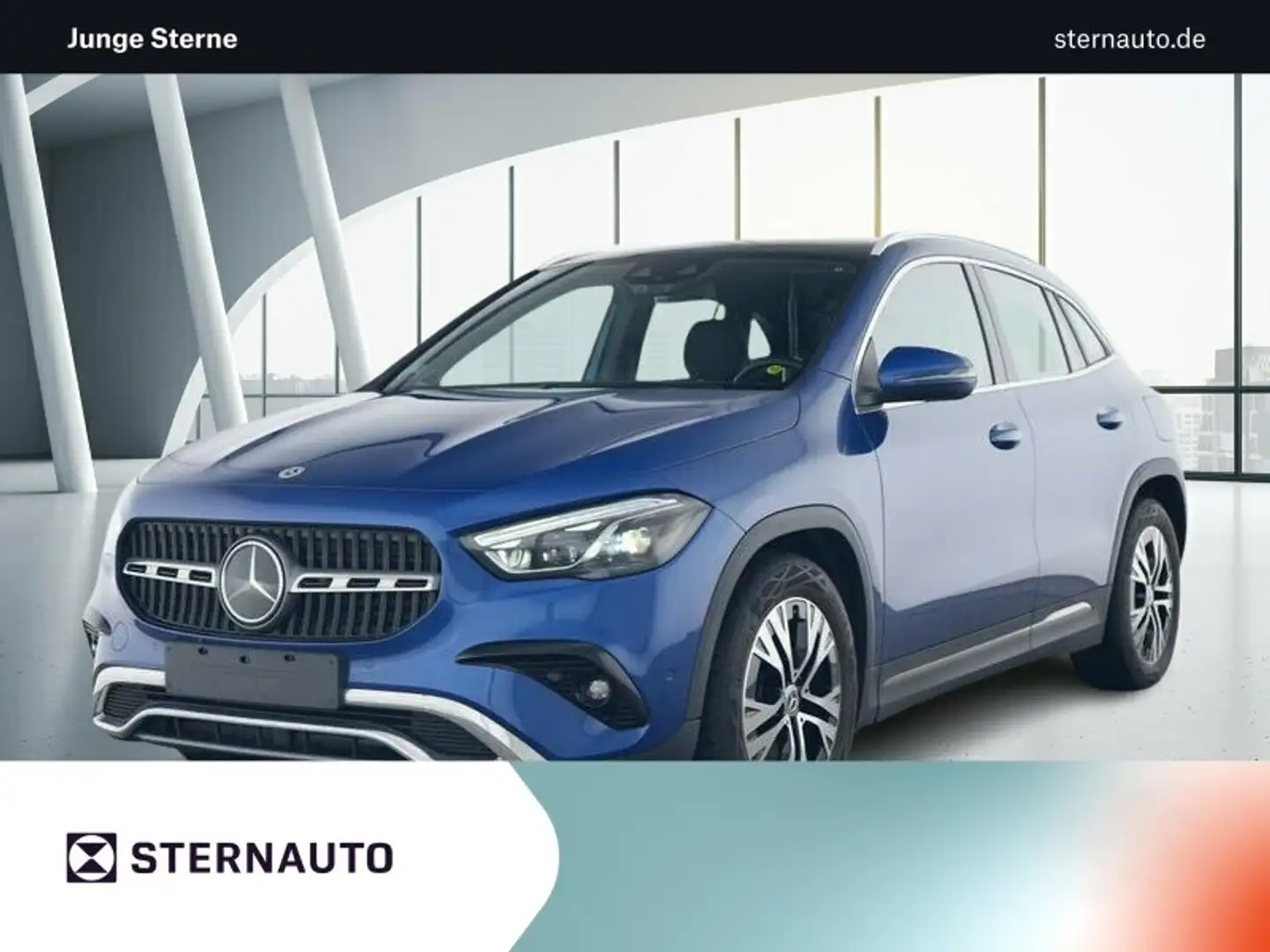 Mercedes-Benz GLA 220 GLA 220 d 4M Progressive Advanced StHz AHK Burmest Blau - 1