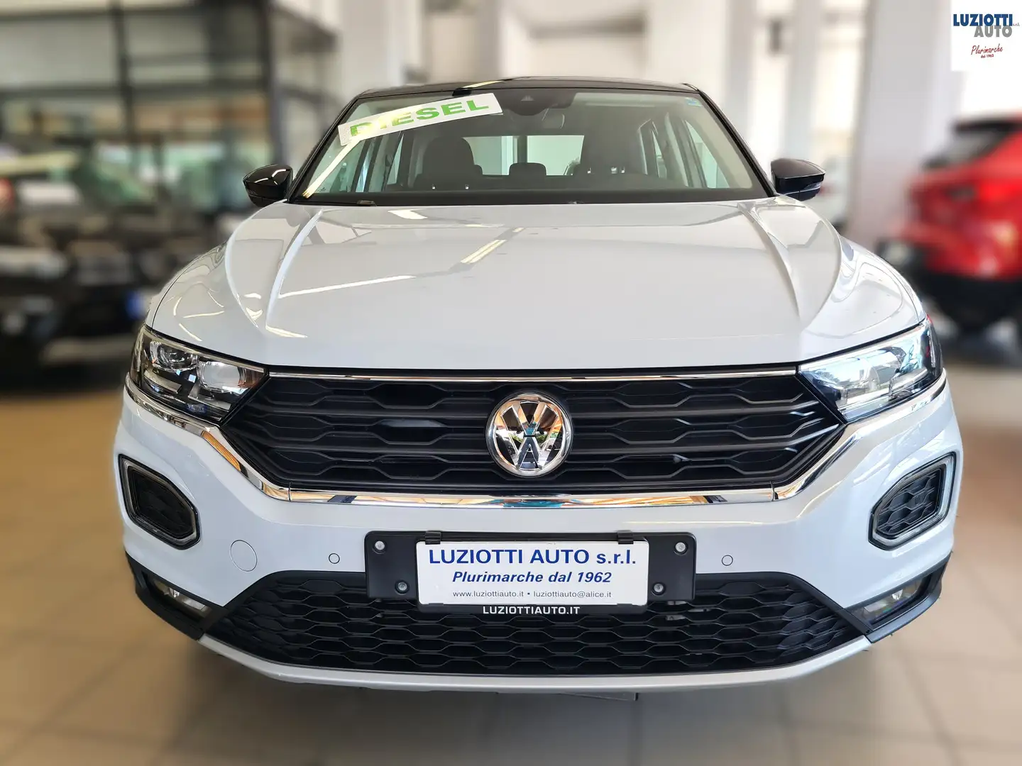 Volkswagen T-Roc T-ROC 1.6 TDI STYLE + LED - SOLO 52.400 KM!!! Bianco - 1