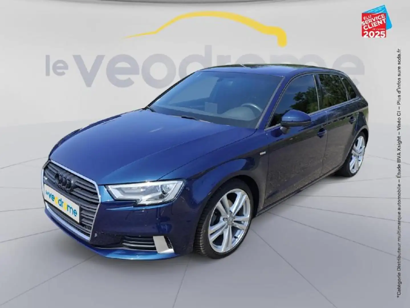 Audi A3 35 TFSI 150ch CoD S line Plus Euro6d-T Bleu - 1
