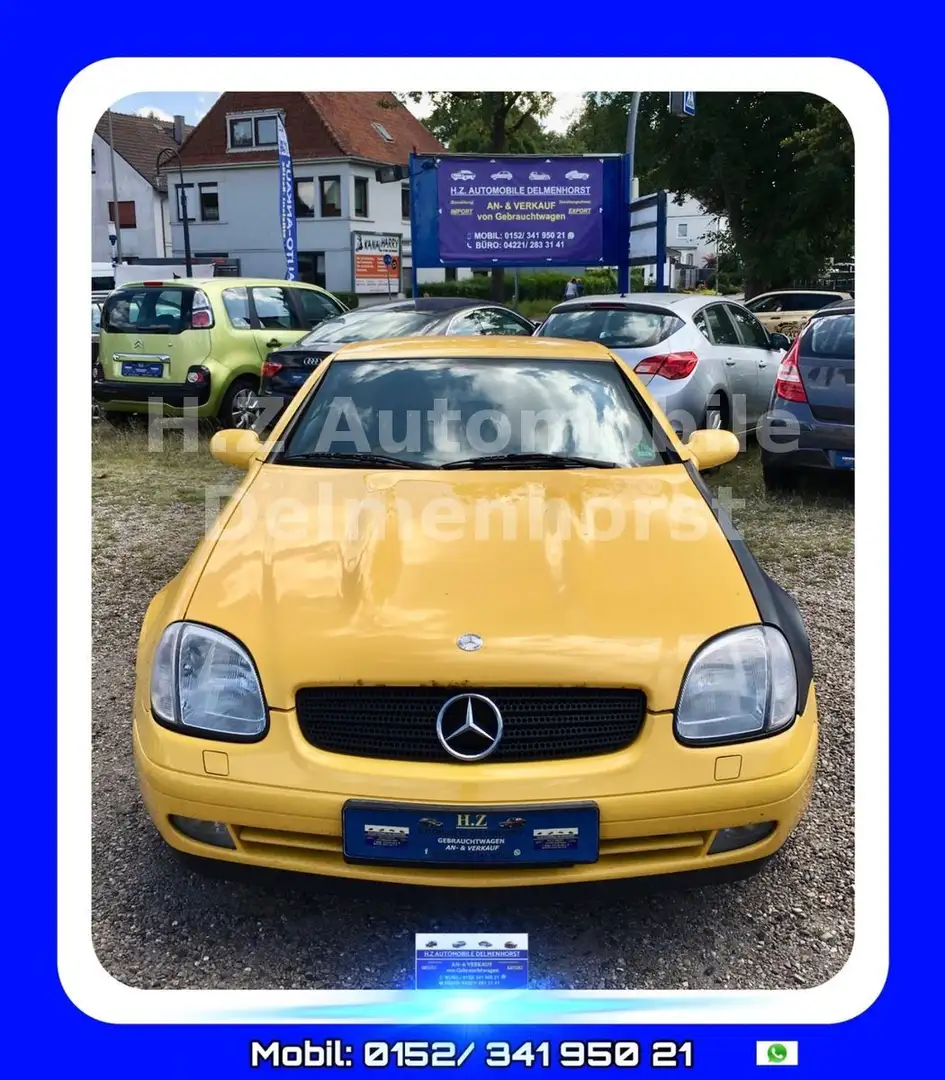 Mercedes-Benz SLK 230 kompressor / TÜV 12.2025 / 1.Hand / ZV Sárga - 1