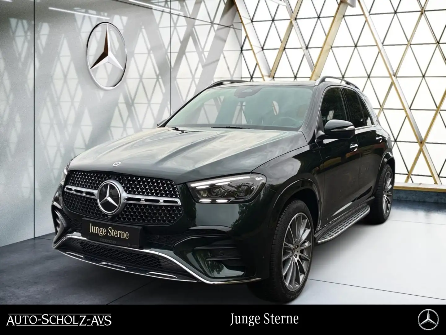 Mercedes-Benz GLE 450 d 4MATIC AMG AHK*Burm*Memory*360°*Easy-P Grün - 1