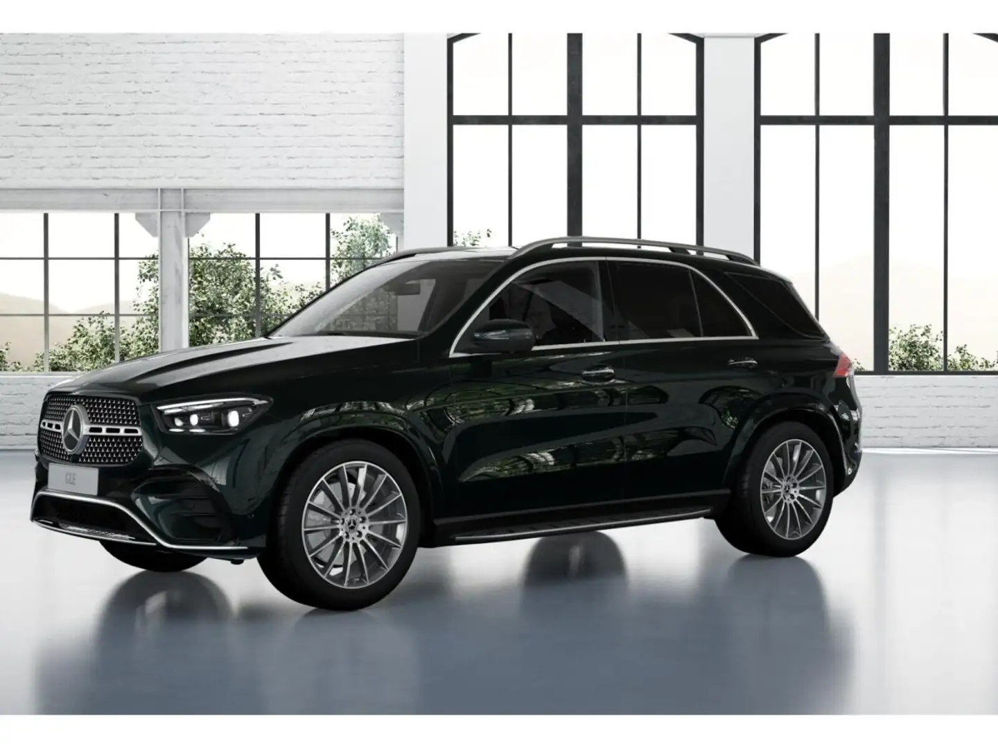 Mercedes-Benz GLE 450 d 4MATIC AMG AHK*Burm*Memory*360°*Easy-P Grün - 2